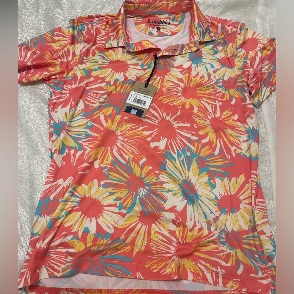 Chubbies golf shirt